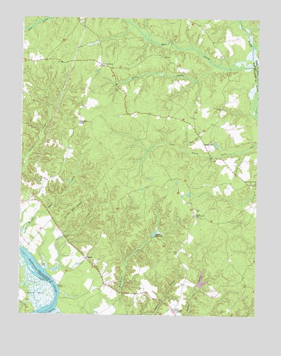 Truhart, VA USGS Topographic Map