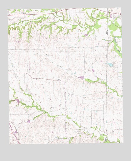 Bluett, TX USGS Topographic Map