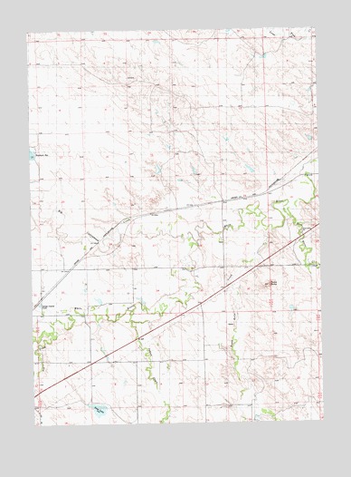 Trunk Butte, NE USGS Topographic Map