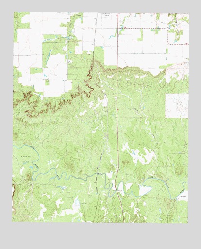 Truscott South, TX USGS Topographic Map
