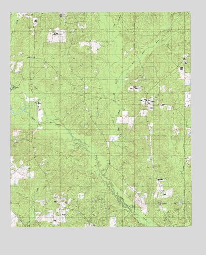 Truxno, LA USGS Topographic Map