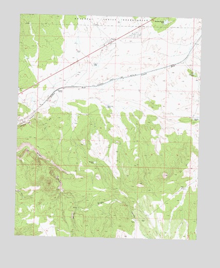 Truxton, AZ USGS Topographic Map