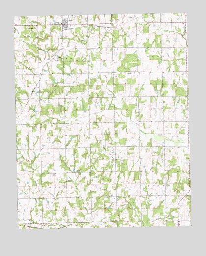 Tryon South, OK USGS Topographic Map