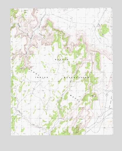 Segihatsosi Canyon, AZ USGS Topographic Map