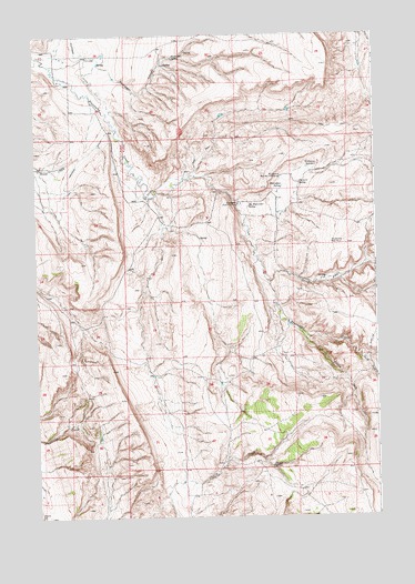 Bluewater, MT USGS Topographic Map