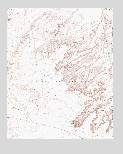 Tuba City SE, AZ USGS Topographic Map