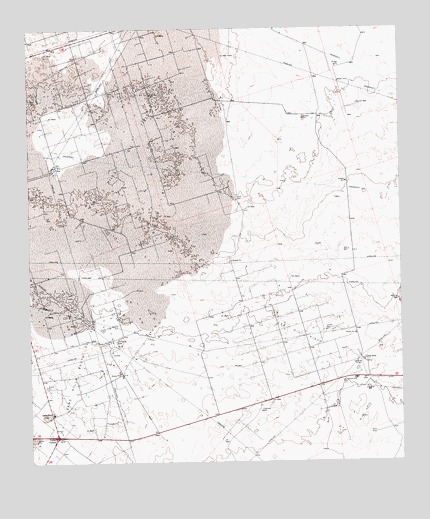 Tubbs Corner, TX USGS Topographic Map
