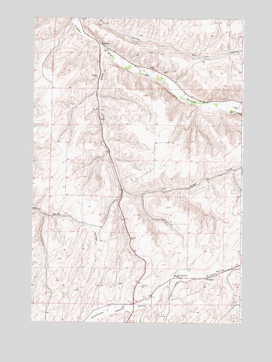 Tucannon, WA USGS Topographic Map