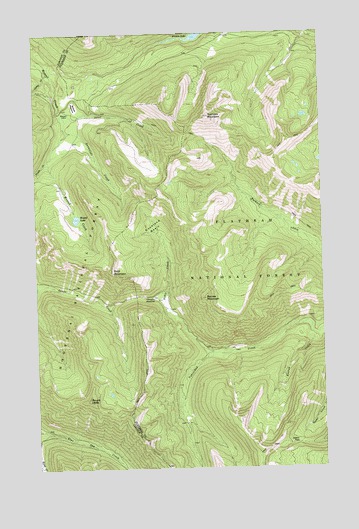 Tuchuck Mountain, MT USGS Topographic Map