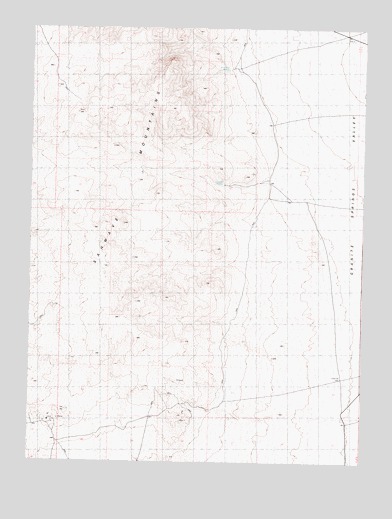 Bluewing Spring, NV USGS Topographic Map