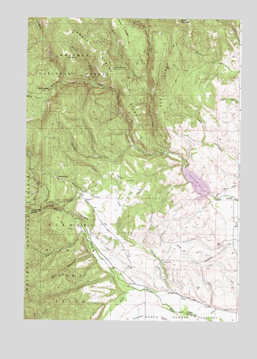 Tucker Flat, OR USGS Topographic Map
