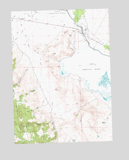 Tucker Hill, OR USGS Topographic Map
