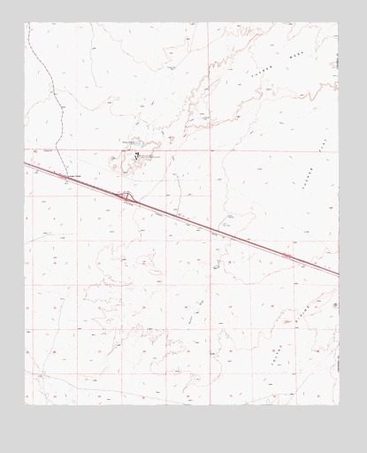 Tucker Mesa, AZ USGS Topographic Map