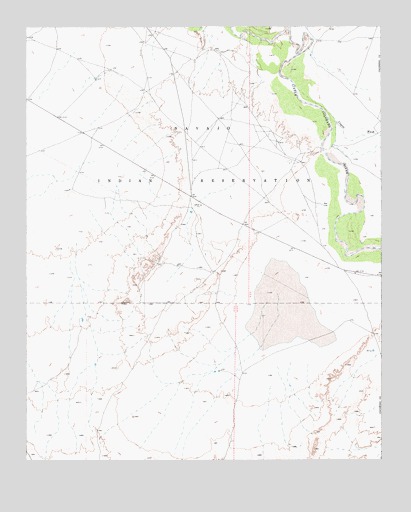 Tucker Mesa NE, AZ USGS Topographic Map
