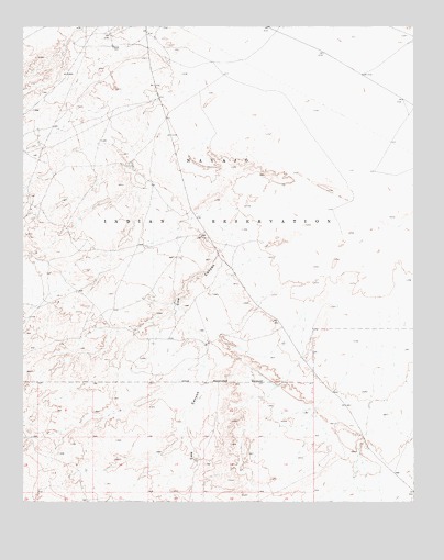 Tucker Mesa NW, AZ USGS Topographic Map