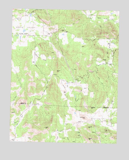 Tucker Mountain, CA USGS Topographic Map