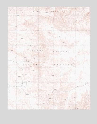 Tucki Wash, CA USGS Topographic Map
