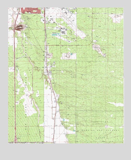 Tucson SW, AZ USGS Topographic Map