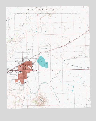 Tucumcari, NM USGS Topographic Map
