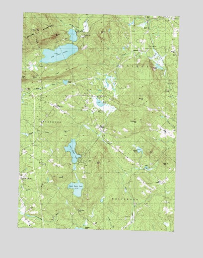Tuftonboro, NH USGS Topographic Map