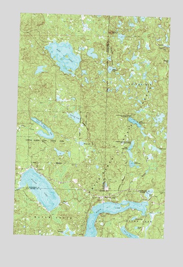 Tulaby Lake, MN USGS Topographic Map