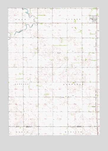 Tulare, SD USGS Topographic Map