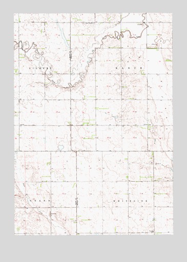 Tulare SW, SD USGS Topographic Map