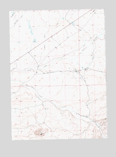 Tule Butte, WY USGS Topographic Map