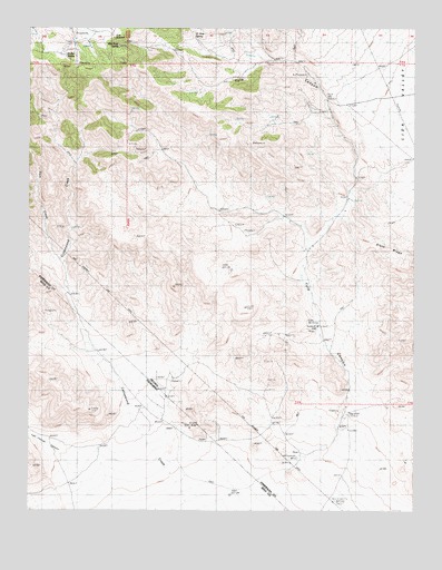 Tule Canyon, NV USGS Topographic Map