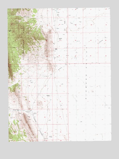 Tule Dam Spring, NV USGS Topographic Map