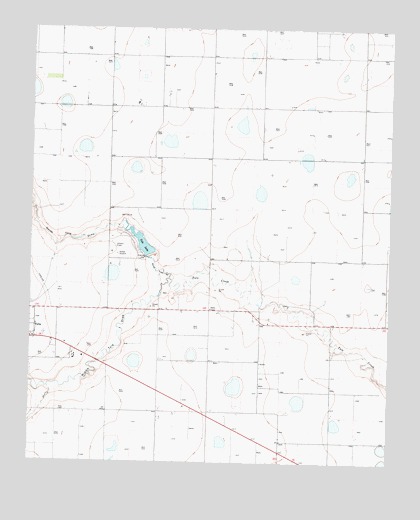 Tule Lake, TX USGS Topographic Map