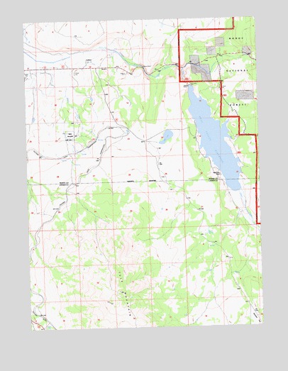 Tule Mountain, CA USGS Topographic Map