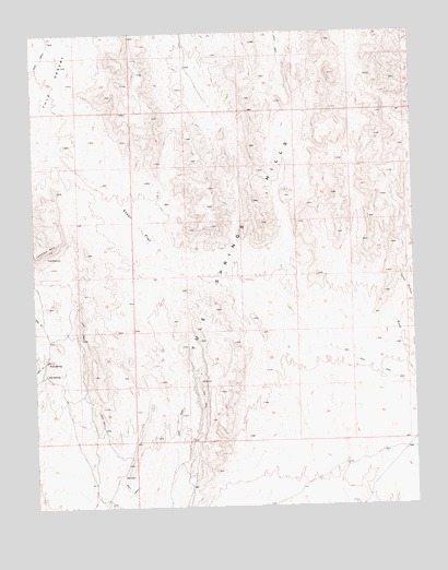 Tule Spring, NV USGS Topographic Map