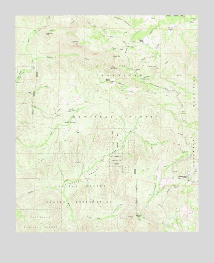 Tule Springs, CA USGS Topographic Map