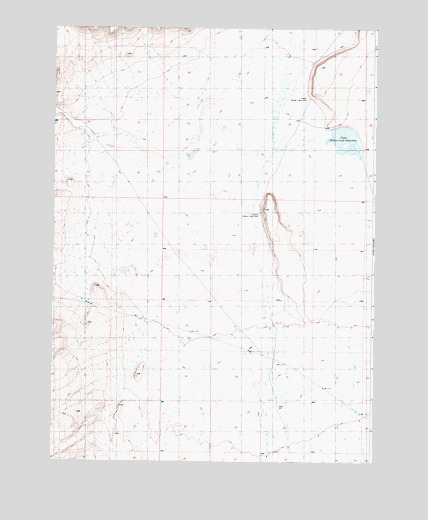 Tule Springs NE, OR USGS Topographic Map
