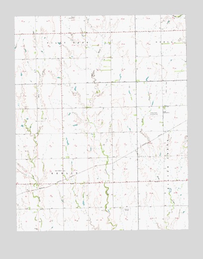 Bluff City NW, KS USGS Topographic Map
