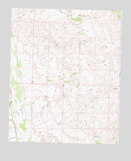 Tule Wash, AZ USGS Topographic Map