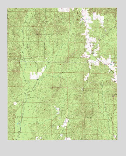 Tulip, AR USGS Topographic Map