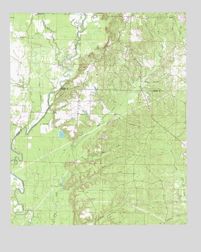 Tull, AR USGS Topographic Map