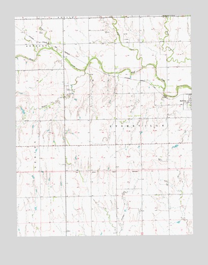 Bluff City West, KS USGS Topographic Map