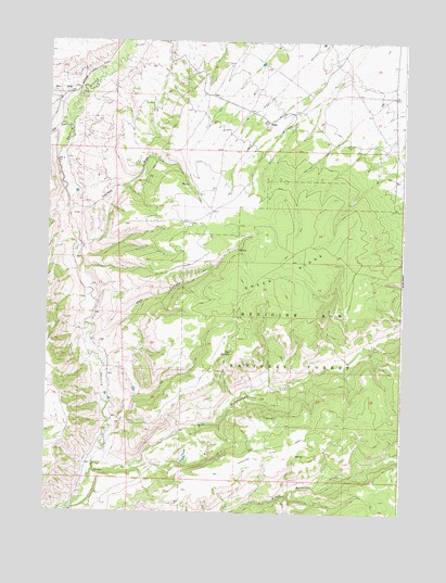 Tullis, WY USGS Topographic Map
