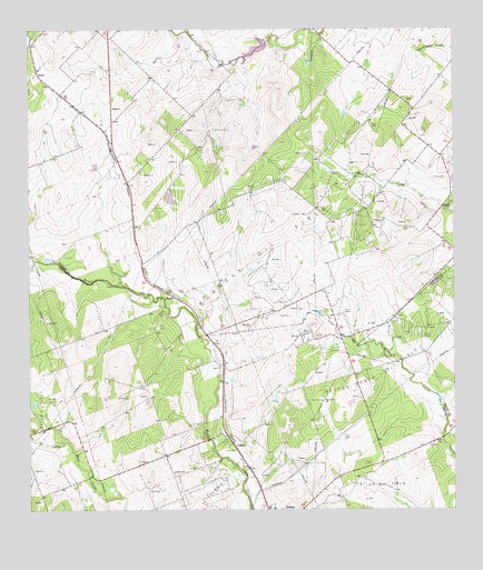 Tulsita, TX USGS Topographic Map