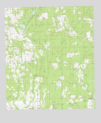Bluff Creek, LA USGS Topographic Map