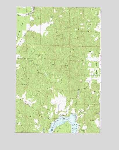 Tumtum, WA USGS Topographic Map