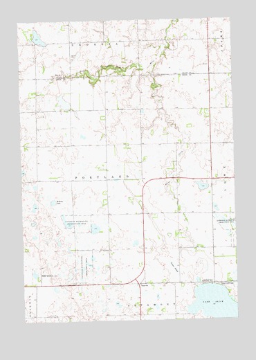Tunerville, SD USGS Topographic Map
