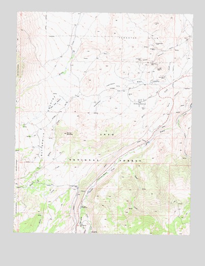 Tungsten Hills, CA USGS Topographic Map