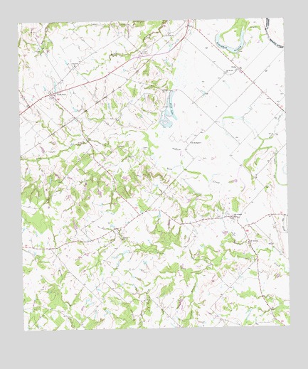 Tunis, TX USGS Topographic Map