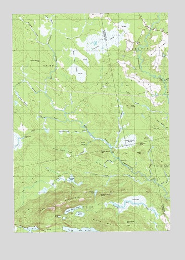 Tunk Mountain, ME USGS Topographic Map