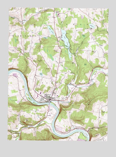 Tunkhannock, PA USGS Topographic Map