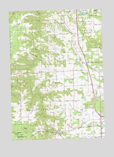 Tunnel City, WI USGS Topographic Map